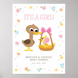 Super Simple | 5 Little Ducks Girl Babydusche Poster