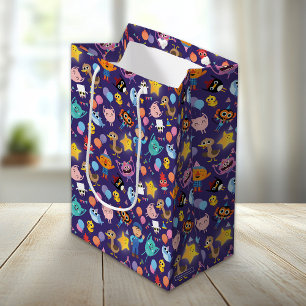 Super Simple Characters Birthday Pattern Mittlere Geschenktüte