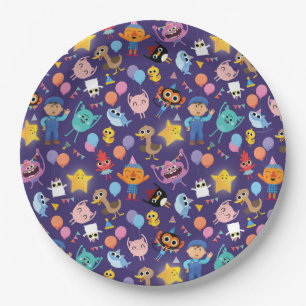 Super Simple Characters Birthday Pattern Pappteller
