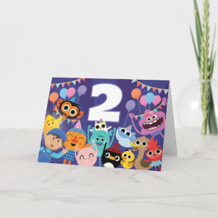 Super Simple Characters Festive Birthday Karte