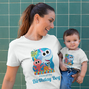Super Simple   Finny the Shark Confetti Birthday Tri-Blend Shirt