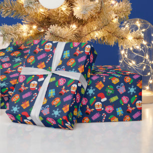 Super Simple   Noodle & Pals Holiday Pattern Geschenkpapier