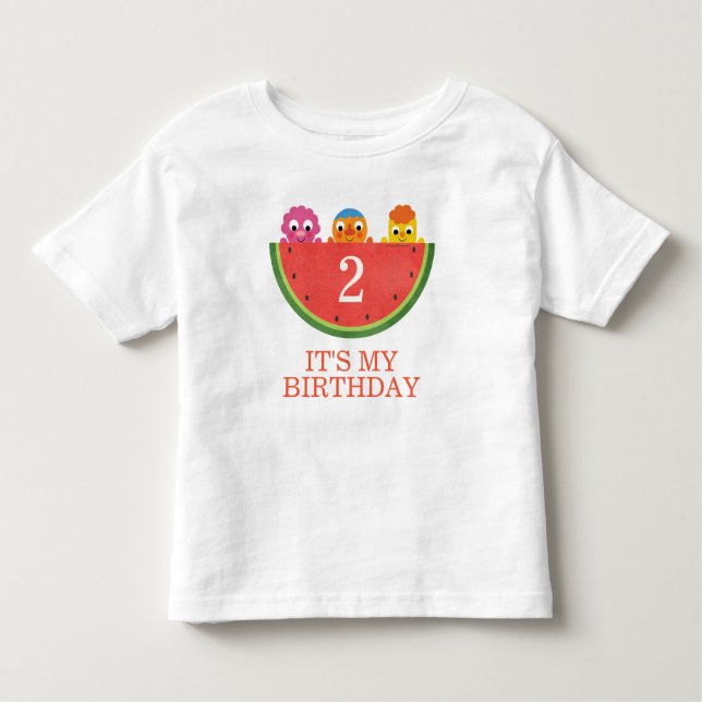 Super Simple | Noodle & Pals Watermelon Party Kleinkind T-shirt (Vorderseite)