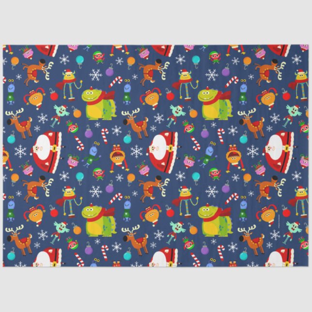 Super Simple Noodle und Pals Holiday Seidenpapier (Vorderseite)