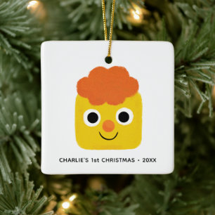 Super Simple Songs   Custom Cheesy First Christmas Keramikornament