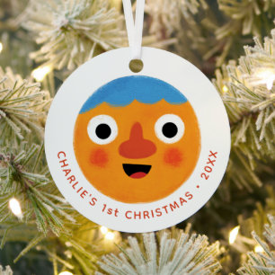 Super Simple Songs Custom Noodle First Christmas Ornament Aus Metall