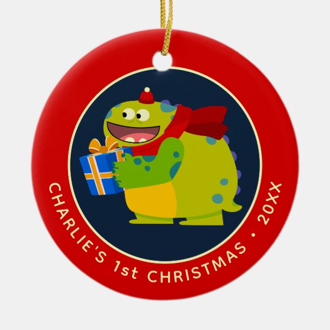 Super Simple Songs Hugo Rhymington Holiday Keramik Ornament (Vorne)