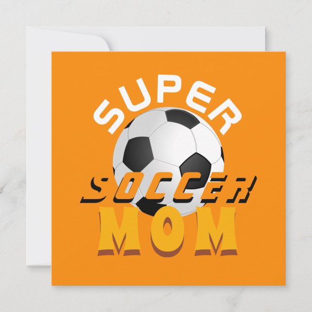 Super Soccer Mama Football Sporty Mother Day (Vorderseite)