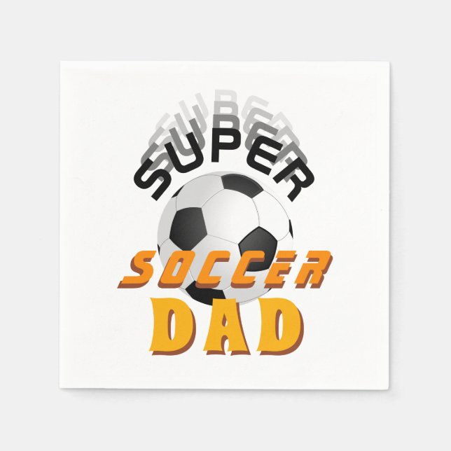 Super Soccer Vater Football Ball Sporty Vater Serviette (Vorderseite)