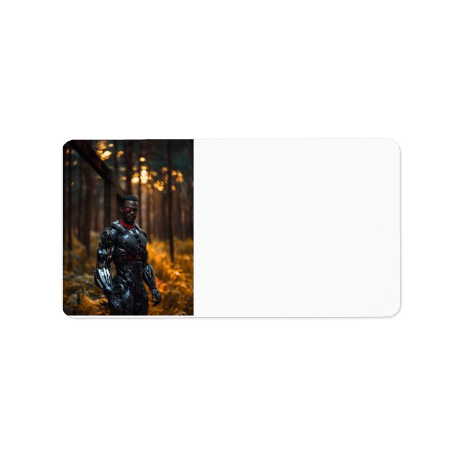 Super Soldier Address Labels Adressaufkleber (Vorne)