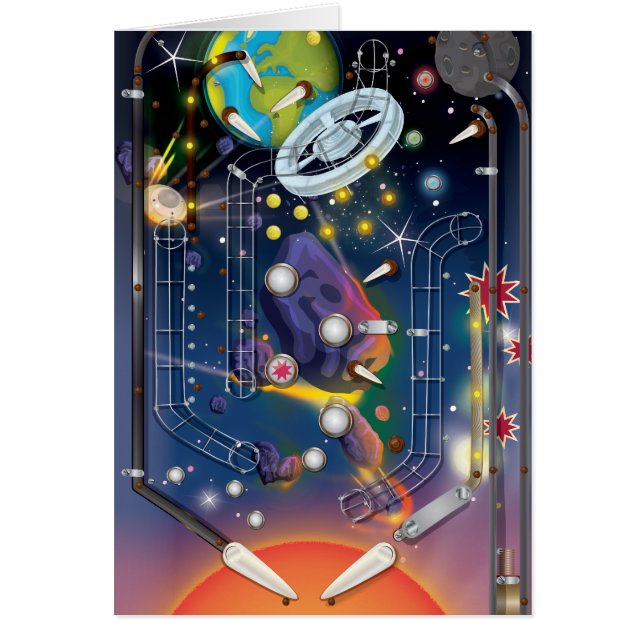 Super Space Pinball Maschine (Vorne)