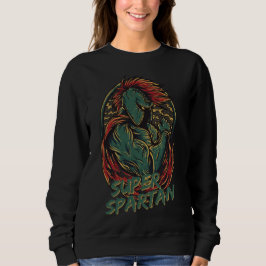 Super Spartan Kriegerhelm Antikes Griechenland Vin Sweatshirt