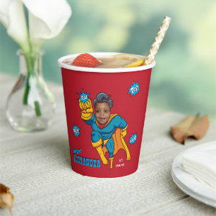 Super Special Kids 🌟 Bester Superheld Pappbecher