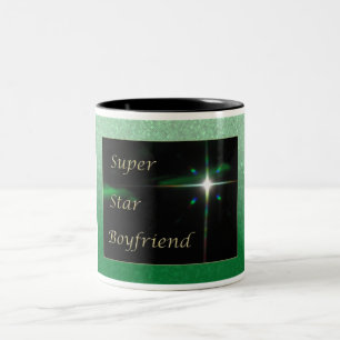 Super Star Boyfriend Zweifarbige Tasse