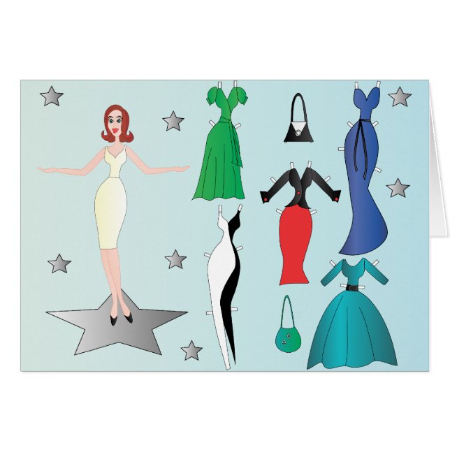 Super-Star Denise Paper Doll (Vorderseite (Horizontal))