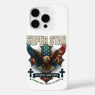 Super Star Eagle Emblem iPhone 16 Pro Hülle