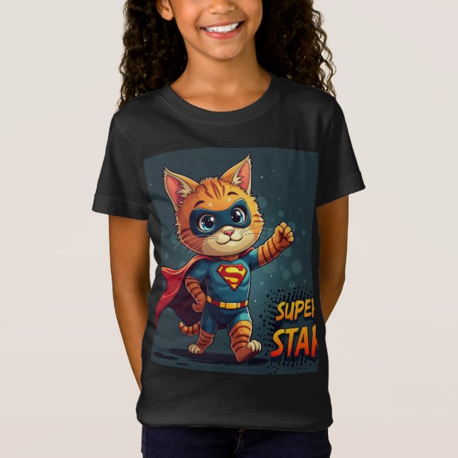 Super Star - Girls' T-Shirt (Vorderseite)