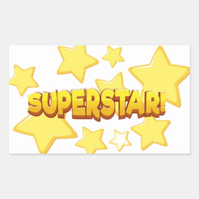 Super Star School Sticker (Vorderseite)