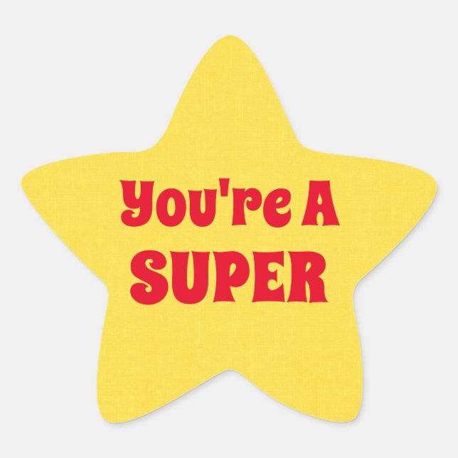Super Star Sticker (Vorderseite)