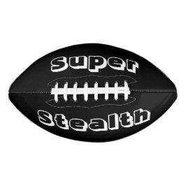 Super Stealth Black und White Football
