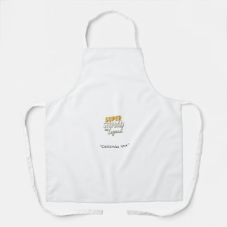 Super Step Dad the Legend Schürze – BBQ-Geschenk
