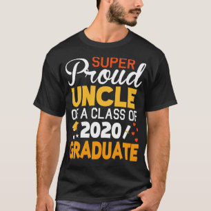 Super Stolz Onkel einer Klasse von 2020 Graduate S T-Shirt