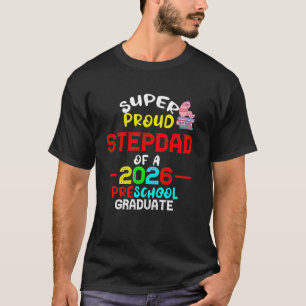 Super stolzer Stiefvater des Vorschulabsolventen 2 T-Shirt