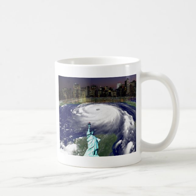 Super Storm Sandy 2012,Auge des Sturms_ Tasse (Rechts)