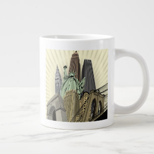 Super Stylisches Cityscape NYC Jumbo-Tasse