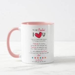 Super süß für meine beste Freundschaft Liebesblume Tasse