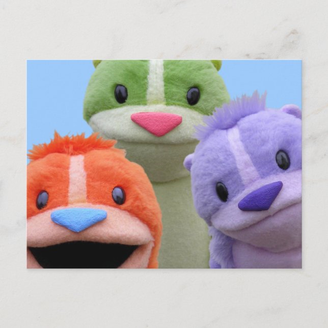 Super Süße Tier Postkarte (Vorderseite)