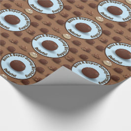 Super süßes und klebriges geschenkpapier