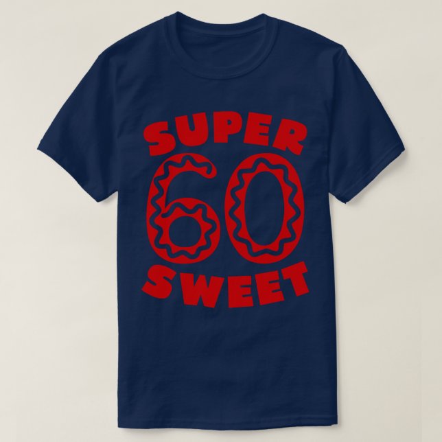 Super Sweet 60 Cherry Donut T-Shirt (Design vorne)