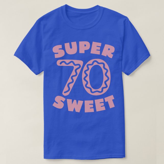Super Sweet 70 Birthday Icing 1 T-Shirt (Design vorne)