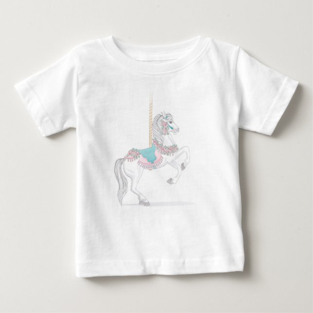 Super Sweet Carousel Tee Shirt Tutu (Vorderseite)