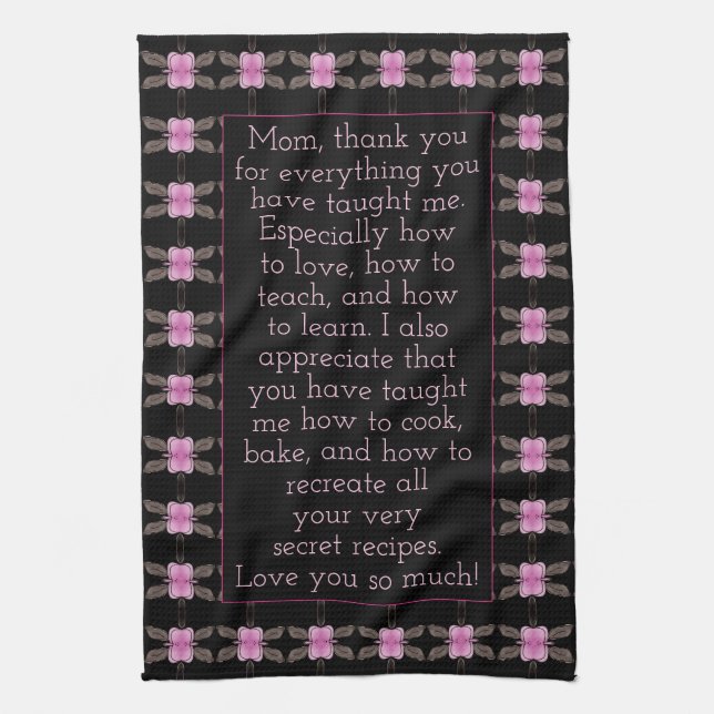 Super Sweet-Geschenk für Mama Geschirrtuch (Vertikal)