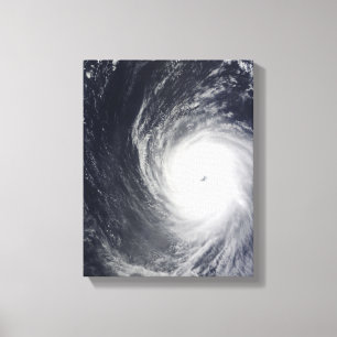 Super Taifun Melor schwingt über das Pazifische Oz Leinwanddruck