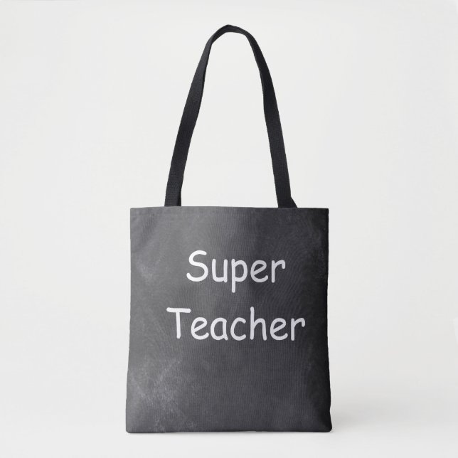 Super Teacher Chalkboard Design Geschenkidee (Vorderseite)