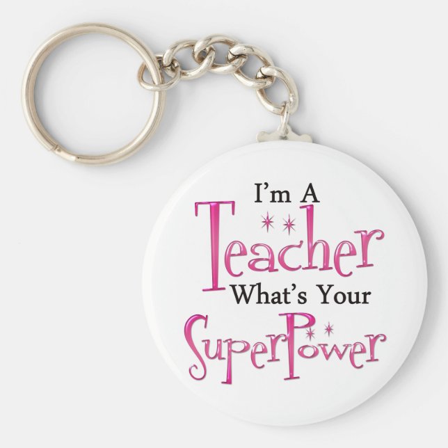 Super Teacher Schlüsselanhänger (Vorne)
