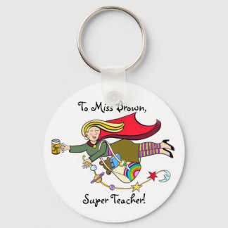 Super Teacher Schlüsselanhänger