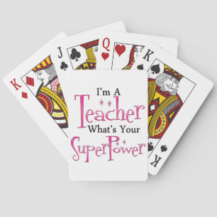 Super Teacher Spielkarten