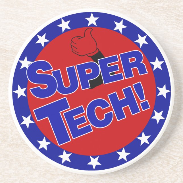 SUPER TECH-TASTE PATRIOTIC .pnnn Getränkeuntersetzer (Vorne)