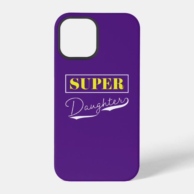 Super-Tochter iPhone Hülle (Rückseite)