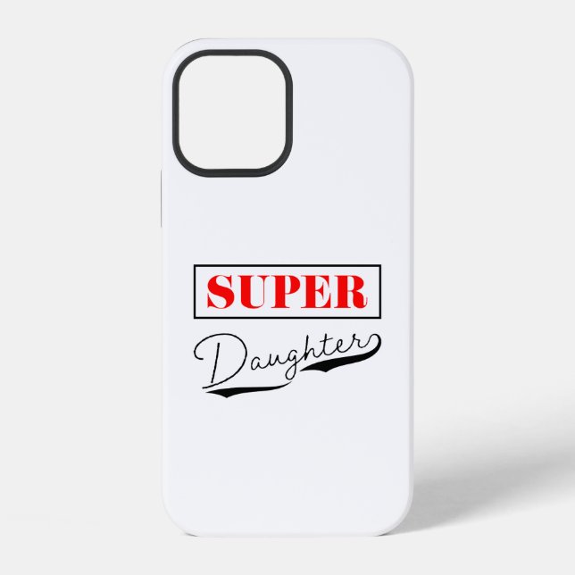 Super-Tochter iPhone Hülle (Rückseite)