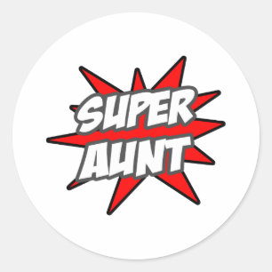 Super Tunt Runder Aufkleber