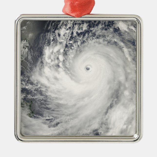 Super Typhoon Man-Yi Ornament Aus Metall (Vorne)