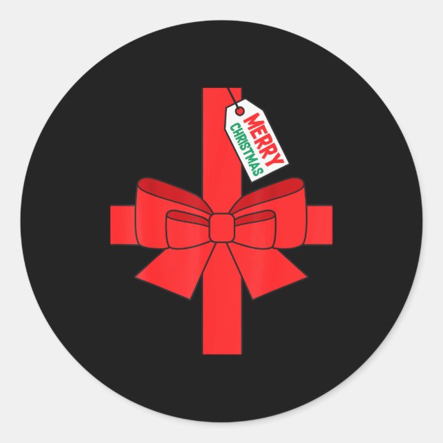 Super Ugly Christmas Tees Funny Diy Costume , Gree Runder Aufkleber (Vorderseite)