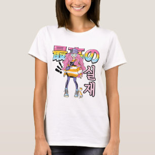 Super und Real: Anime-Street-Fashion-Duo T-Shirt
