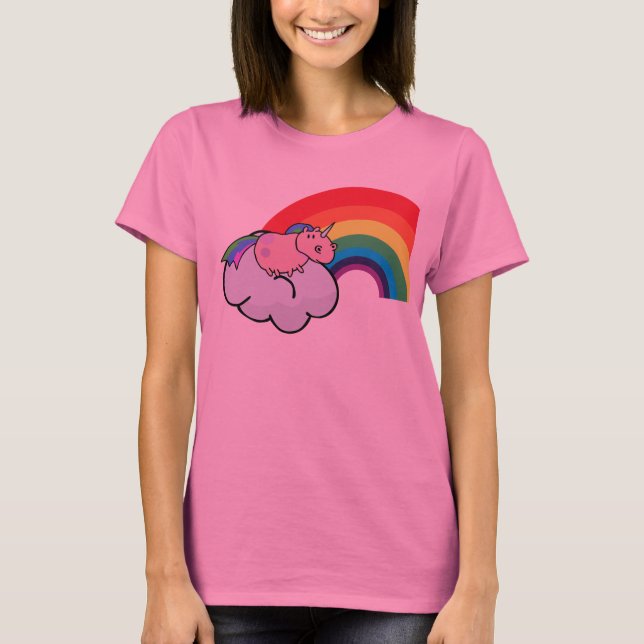 Super Unicorn Wing Power! T-Shirt (Vorderseite)