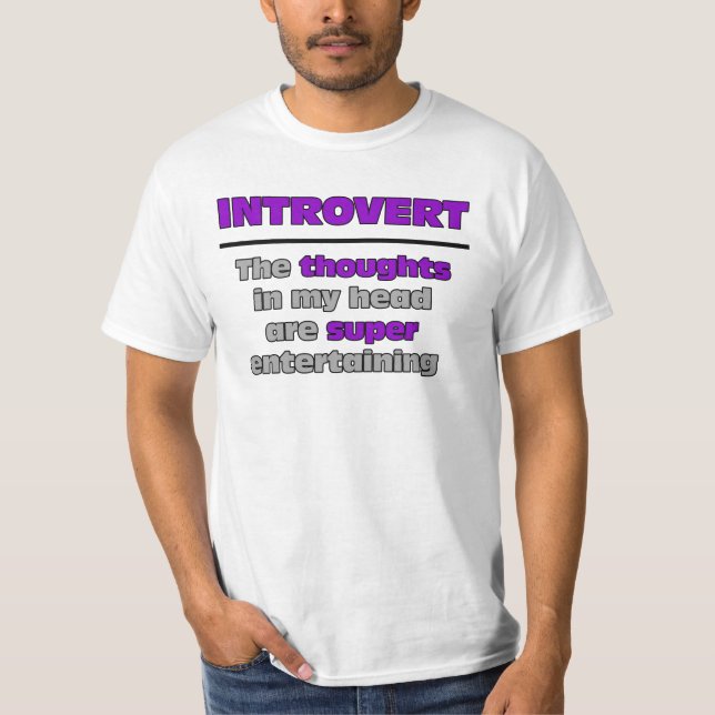 Super unterhaltsamer Introvert T - Shirt (Vorderseite)